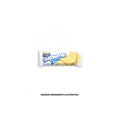 SUPREME BARRA - DUMDUM - 30g PLAY CHOCO BRANCO - CX40